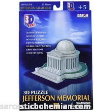 Daron Jefferson Memorial 3D Puzzle 35-Piece B0042L0788